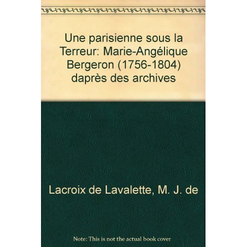 UNE PARISIENNE SOUS LA TERREUR
