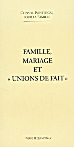 FAMILLE, MARIAGE ET UNION DE FAIT