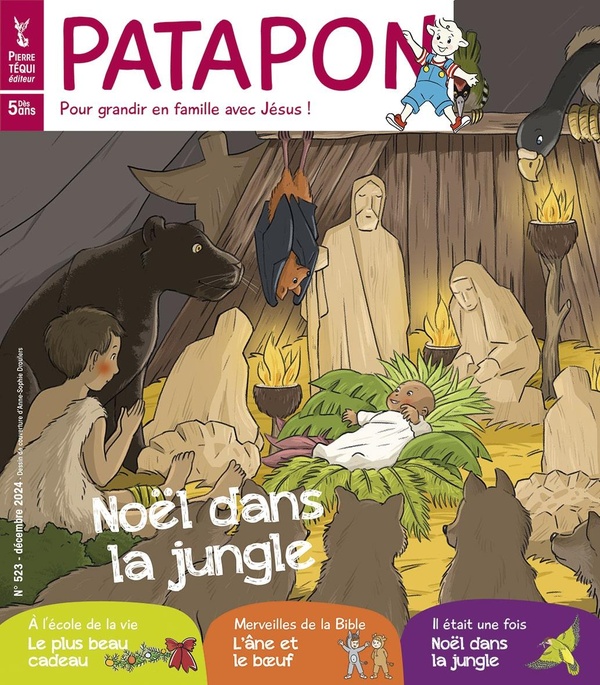 PATAPON DECEMBRE 2024 N 523 - NOEL DANS LA JUNGLE