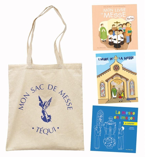MON SAC DE MESSE - PACK DE 3 LIVRES - EDITION ILLUSTREE