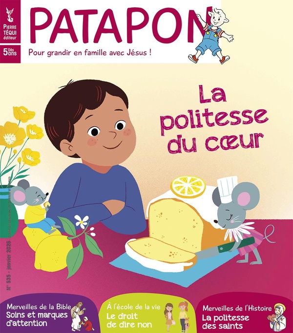 MAGAZINE PATAPON N 535 - JANVIER 2026 - LA POLITESSE DU COEUR