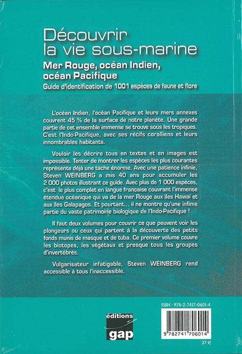 DECOUVRIR LA VIE SOUS-MARINE MER ROUGE,INDIEN, PACIFIQUE TOME 1