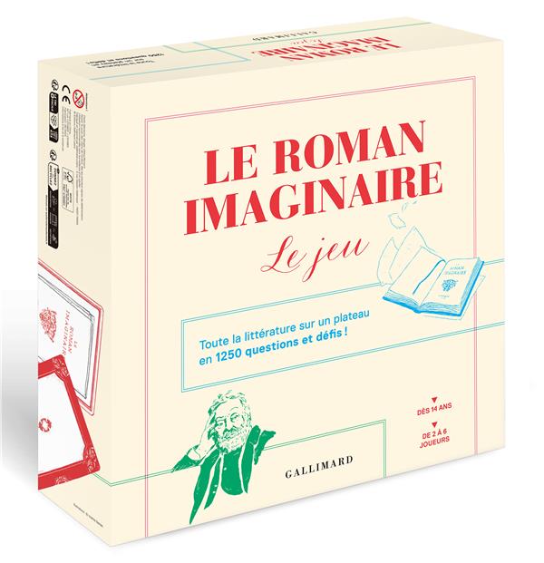 LE ROMAN IMAGINAIRE - LE JEU - TOUTE LA LITTERATURE SUR UN PLATEAU EN 1250 QUESTIONS ET DEFIS