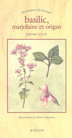 BASILIC, MARJOLAINE ET ORIGAN - CHRONIQUES DU POTAGER