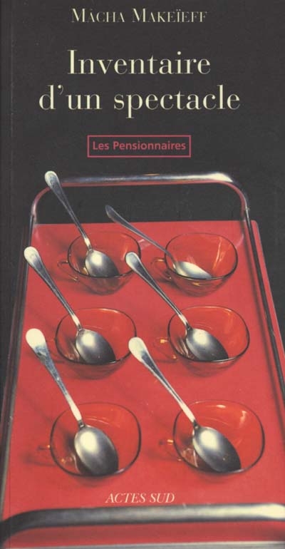 INVENTAIRE D'UN SPECTACLE(PENSIONNAIRES)