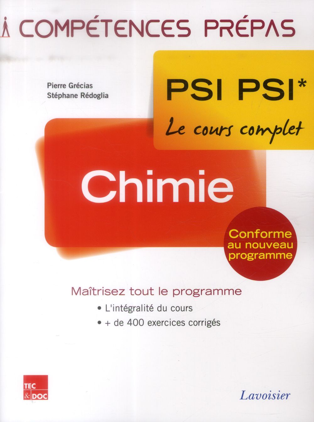 CHIMIE 2E ANNEE PSI PSI*