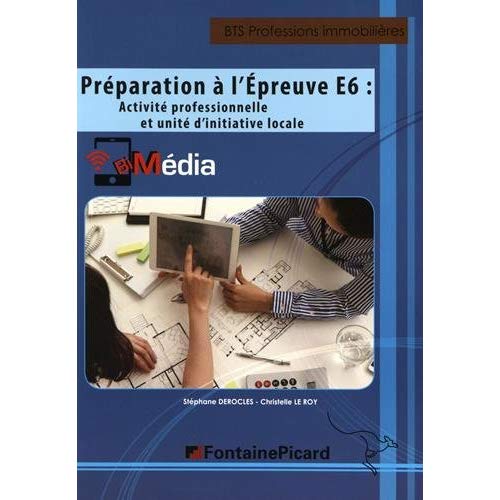 PREPARATION A L'EPREUVE E6 : ACTIVITE PROFESSIONNELLE ET UIL