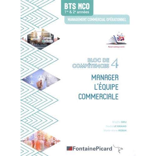 MANAGER L'EQUIPE COMMERCIALE BLOC 4 BTS MCO