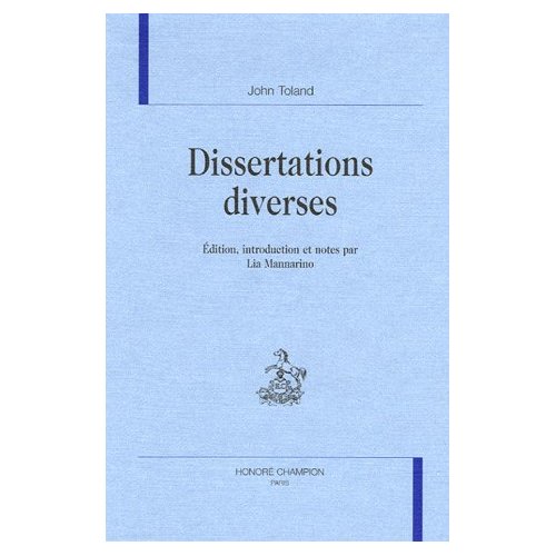 DISSERTATIONS DIVERSES.