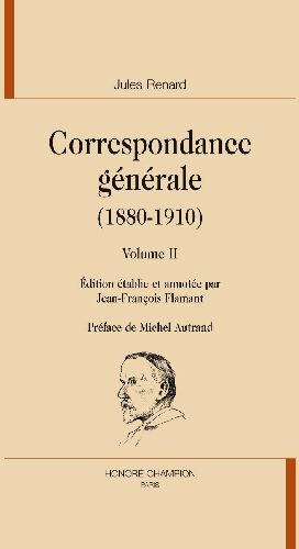 CORRESPONDANCE GENERALE (1880-1910)