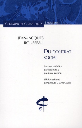 LE CONTRAT SOCIAL