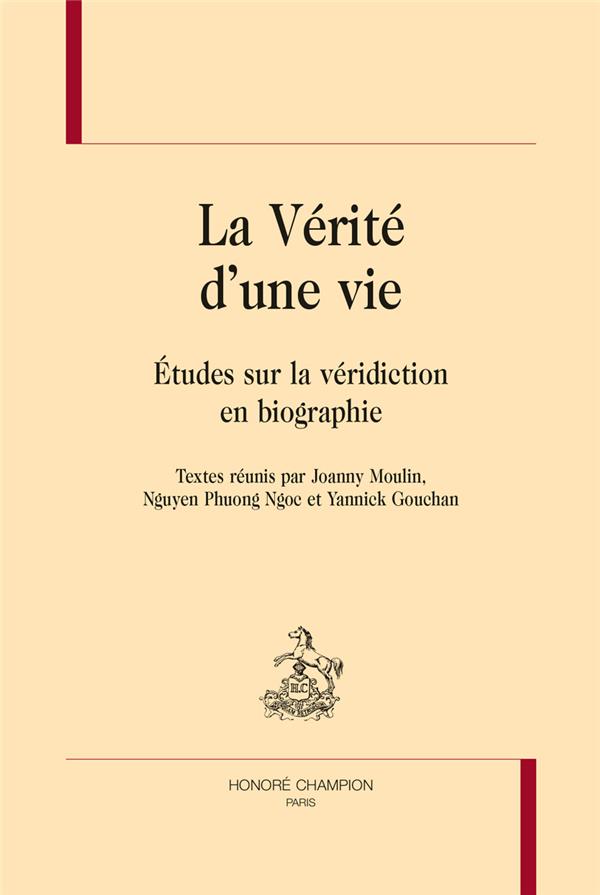 LA VERITE D'UNE VIE