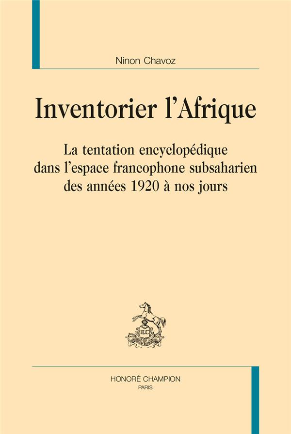 INVENTORIER L'AFRIQUE
