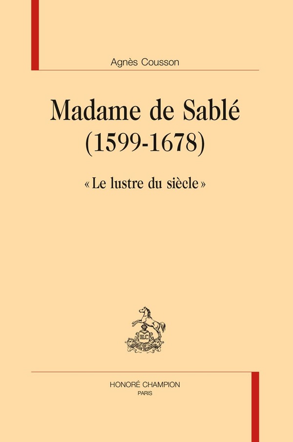 MADAME DE SABLE 1599-1678