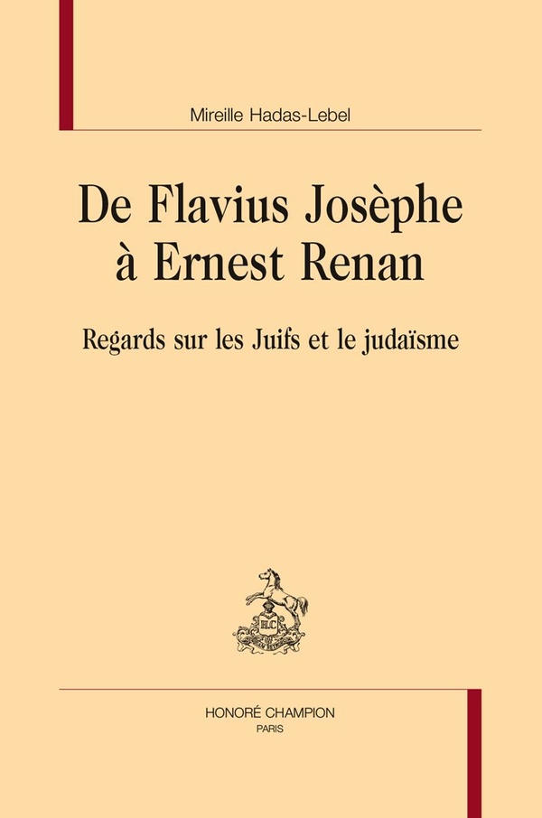 DE FLAVIUS JOSEPHE A ERNEST RENAN