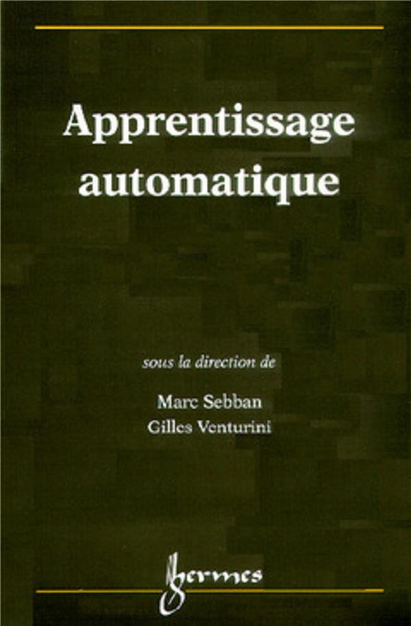 APPRENTISSAGE AUTOMATIQUE