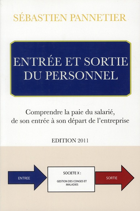 ENTREE ET SORTIE DU PERSONNEL COMPRENDRE LA PAIE DU SALARIE, DE SON ENTREE A SON DEPART DE L'ENTREPR