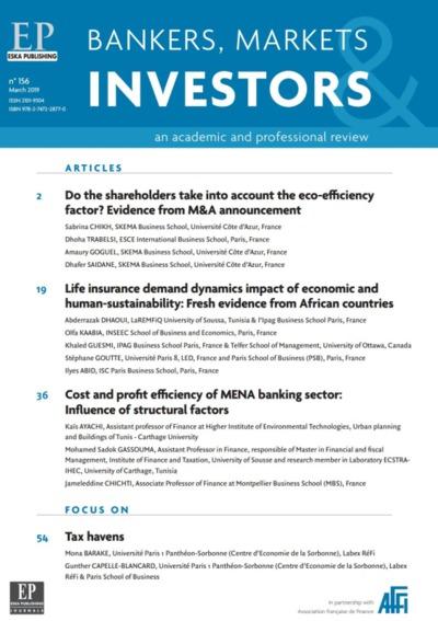 LIFE INSURANCE DEMAND DYNAMICS IMPACT OF ECONOMIC&HUMAN......BMI 156-MARCH 2019 - BANKERS, MARKETS I