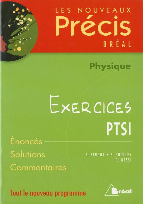 NOUVEAUX PRECIS EXERCICES PHYSIQUE PTSI