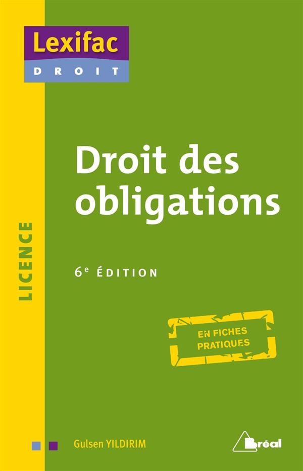 DROIT DES OBLIGATIONS