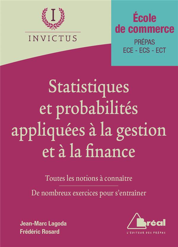 STATISTIQUES ET PROBABILITES APPLIQUEES A LA GESTION ET A LA FINANCE