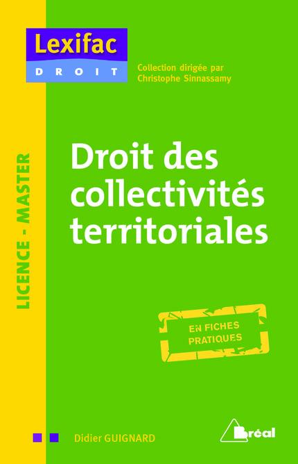 DROIT DES COLLECTIVITES TERRITORIALES