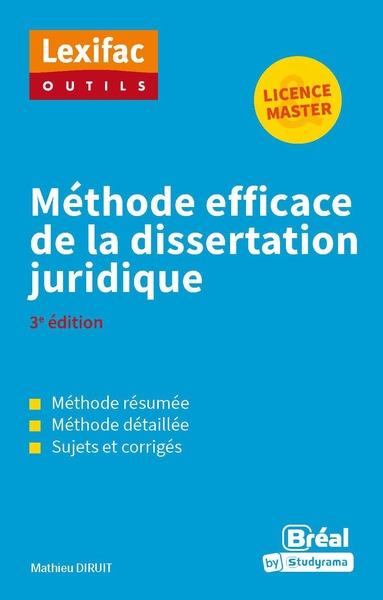 LEXIFAC OUTILS - METHODE EFFICACE DE LA DISSERTATION JURIDIQUE