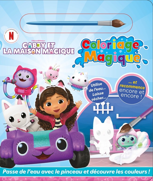 GABBY ET LA MAISON MAGIQUE - COLORIAGE MAGIQUE