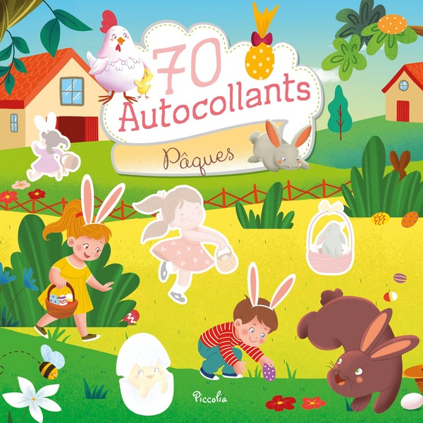 70 AUTOCOLLANTS PAQUES