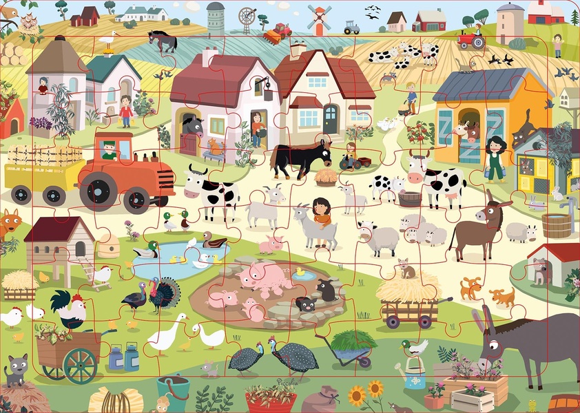 LA FERME - 48 PIECES - PUZZLE