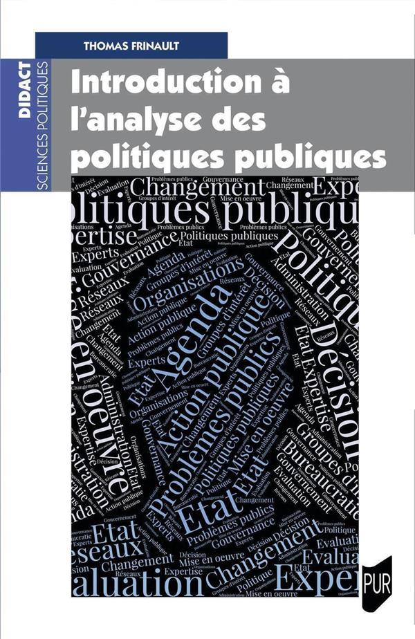 INTRODUCTION A L'ANALYSE DES POLITIQUES PUBLIQUES