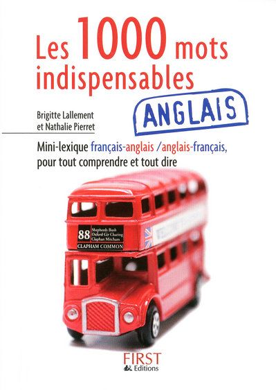 PETIT LIVRE DE - LES 1000 MOTS INDISPENSABLES ANGLAIS