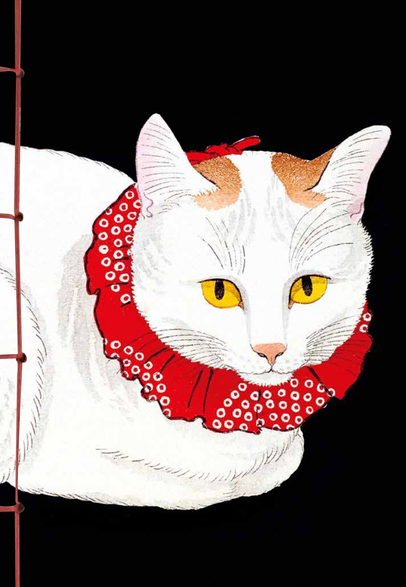 CARNET HAZAN LES CHATS DANS L'ESTAMPE JAPONAISE 18 X 26 CM (PAPETERIE)
