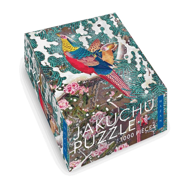 PUZZLE HAZAN. JAKUCHU FAISANS DORES DANS LA NEIGE