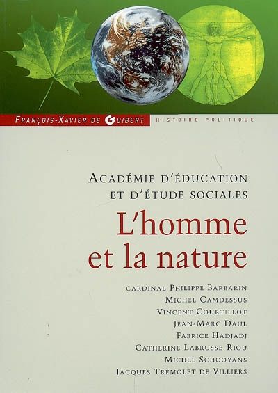L'HOMME ET LA NATURE - ANNALES 2007-2008