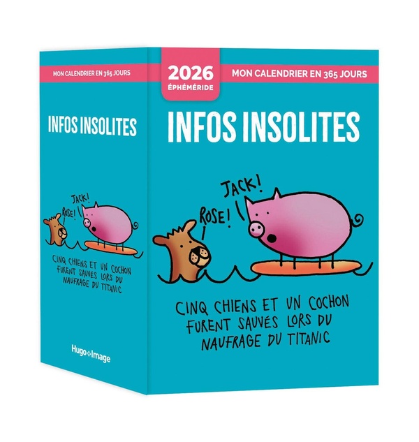 MON CALENDRIER 2026 - INFOS INSOLITES