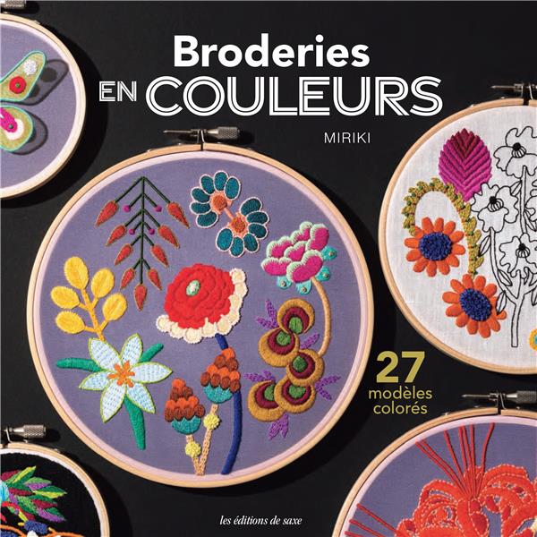 BRODERIES EN COULEURS (27 MODELES COLORES)