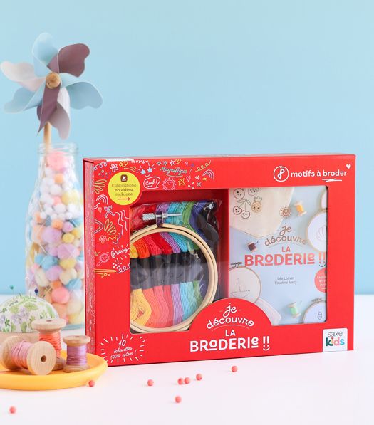 COFFRET JE DECOUVRE LA BRODERIE