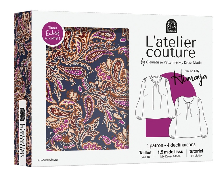 COFFRET L'ATELIER COUTURE - BLOUSE LALY HIMAYA