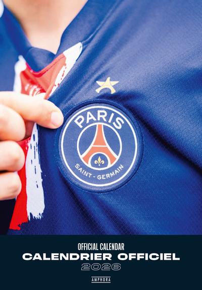 CALENDRIER OFFICIEL PARIS SAINT-GERMAIN 2026 - ILLUSTRATIONS, COULEUR