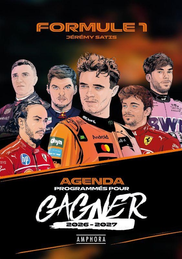 AGENDA FORMULE 1 2026-2027 - ILLUSTRATIONS, COULEUR