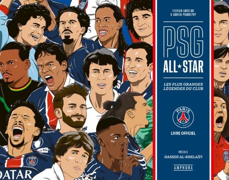 PSG ALL STAR - EDITION 2026 - LES PLUS GRANDES LEGENDES DU CLUB - ILLUSTRATIONS, COULEUR