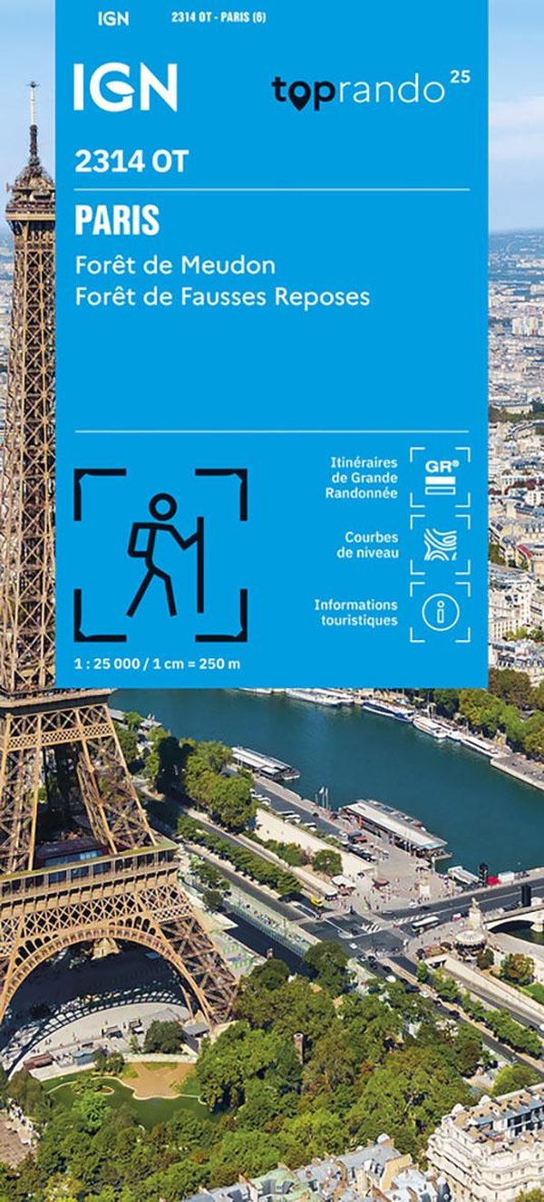 2314OT PARIS, FORETS DE MEUDON ET D FAUSSES REPOSES / RECTO