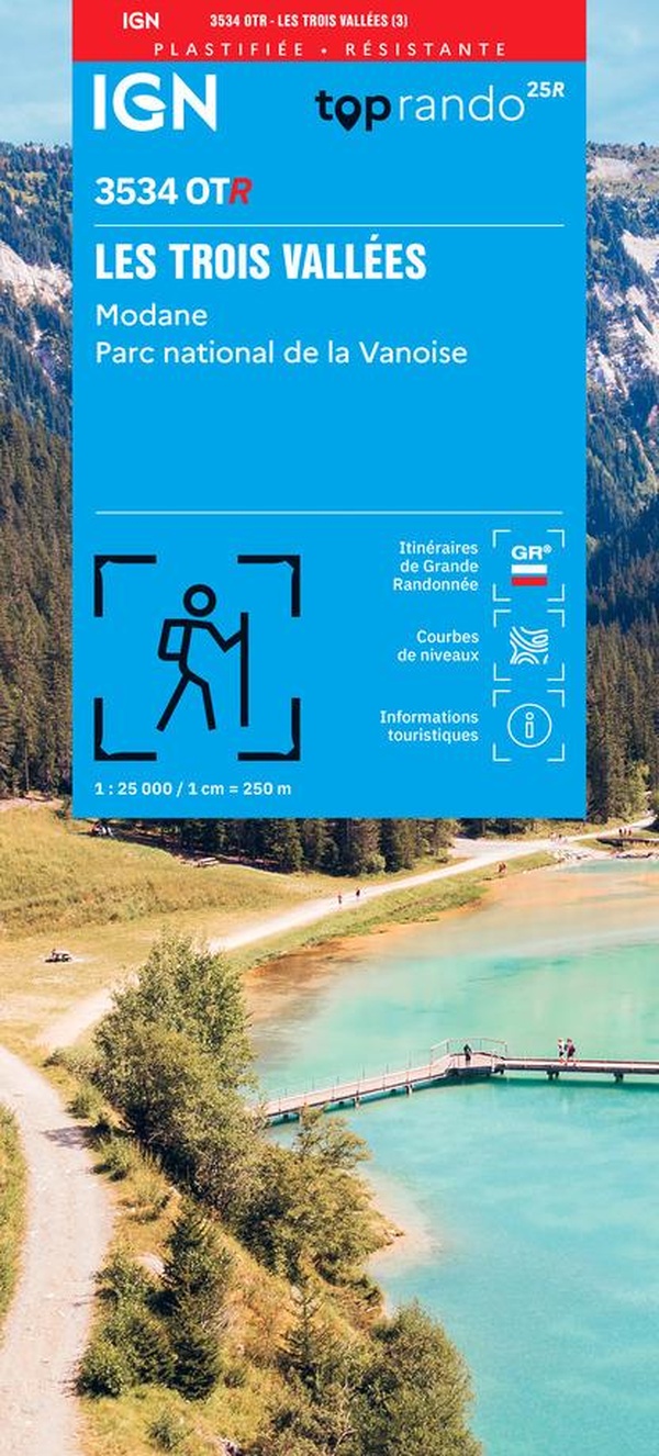 3534OTR LES TROIS VALLEES - MODANE PN VANOISE/RESISTANTE /RECTO-VERSO