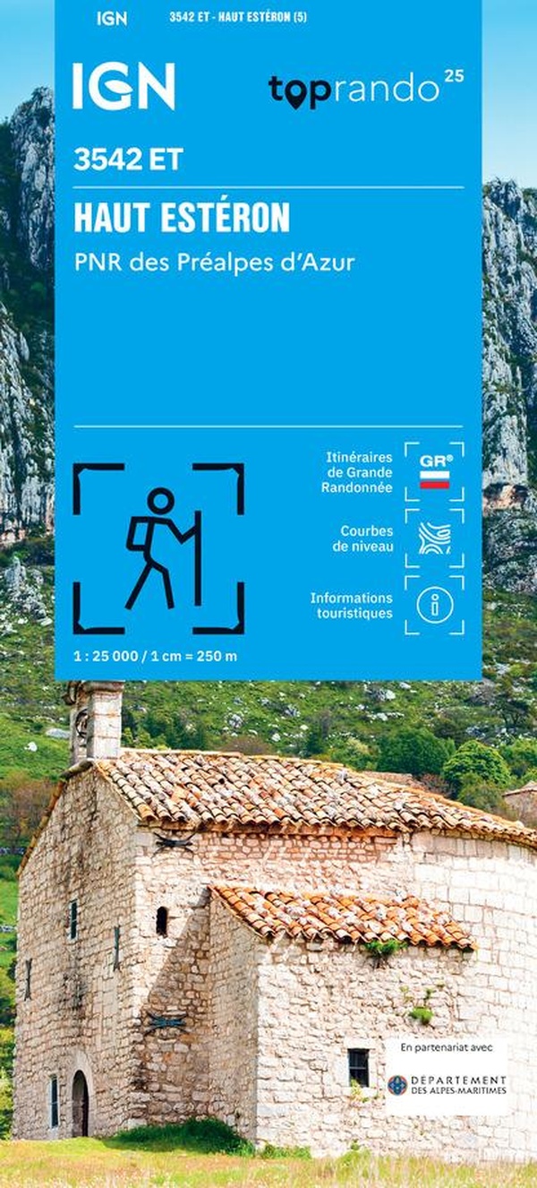 3542ET HAUT ESTERON, PREALPES DE GRASSE, PNR DU VERDON / RECTO