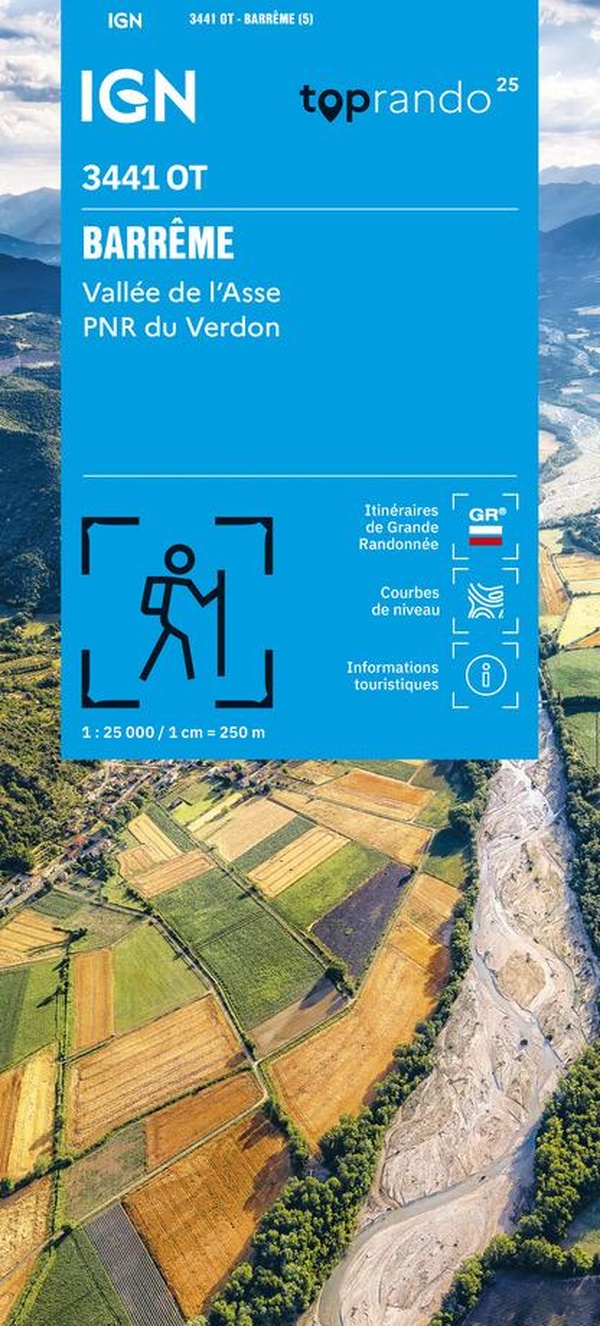 3441OT BARREME VALLEE DE L'ASSE PNR DU VERDON