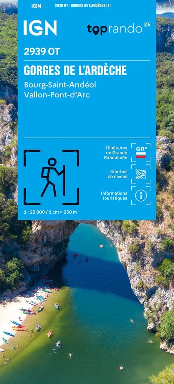 2939OT GORGES DE L'ARDECHE BOURG ST ANDEOL VALLON PONT D'ARC