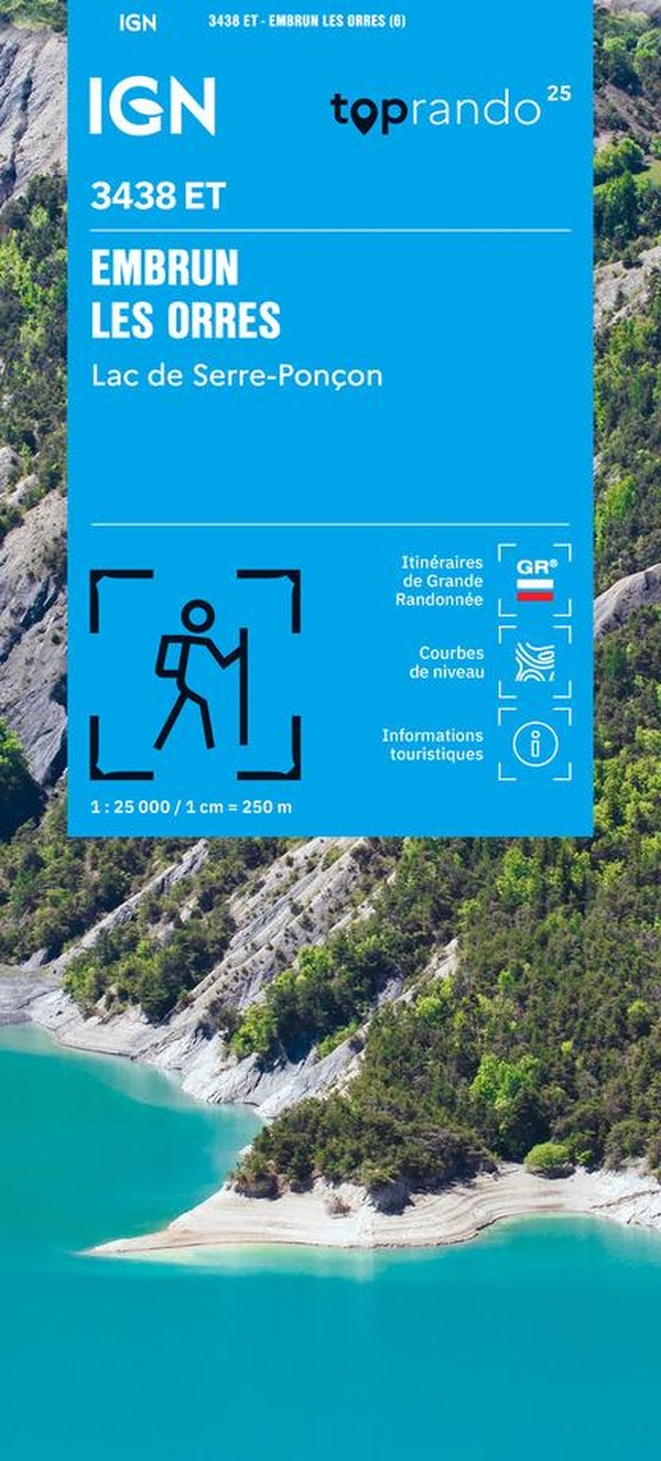 3438ET EMBRUN LES ORRES LAC DE SERRE-PONCON