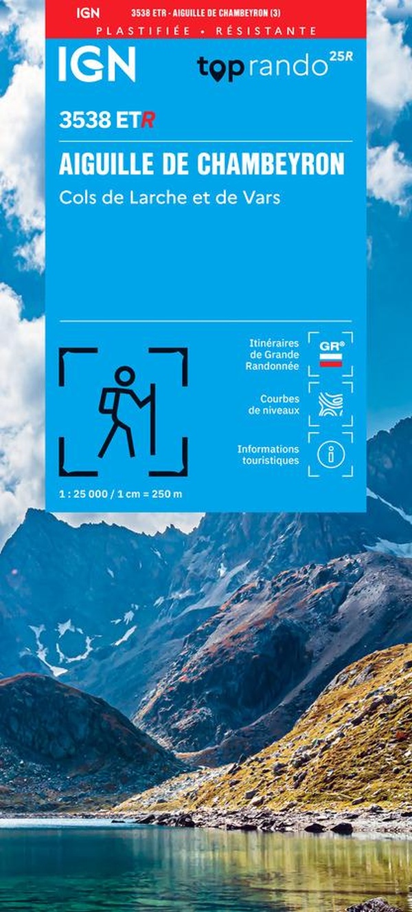 3538ETR AIGUILLE DU CHAMBEYRON.COLS LARCHE ET DE VARS RESISTANTE