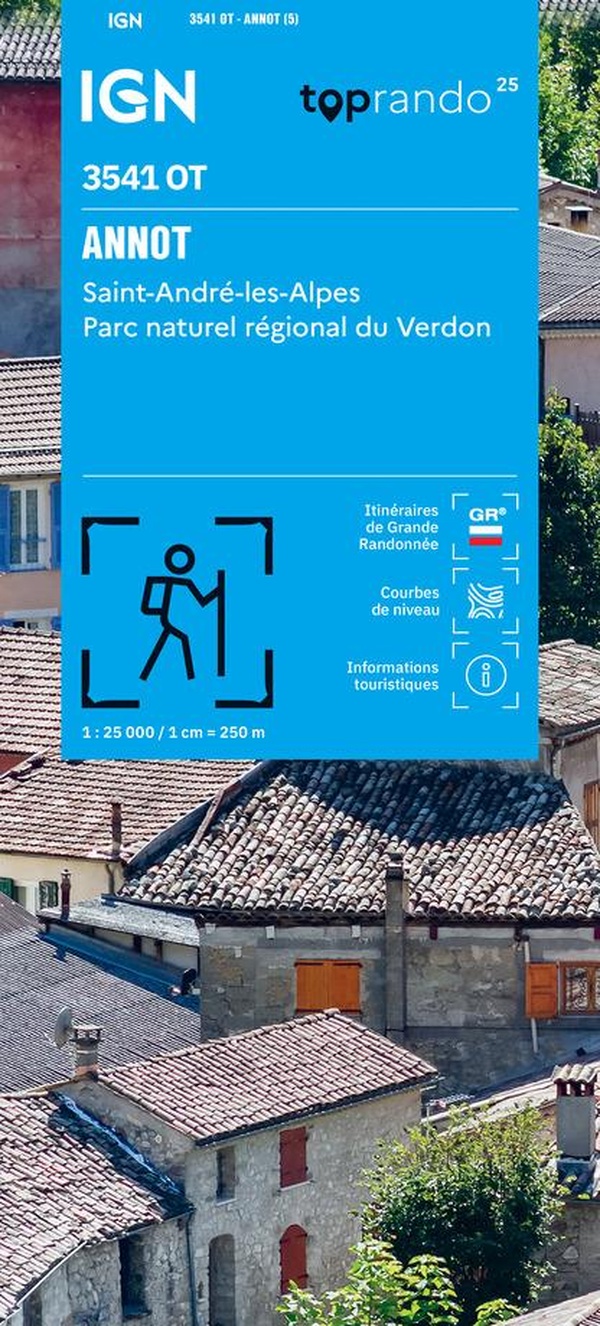 3541OT ANNOT, ST ANDRE-LES-ALPES PNR DU VERDON / RECTO